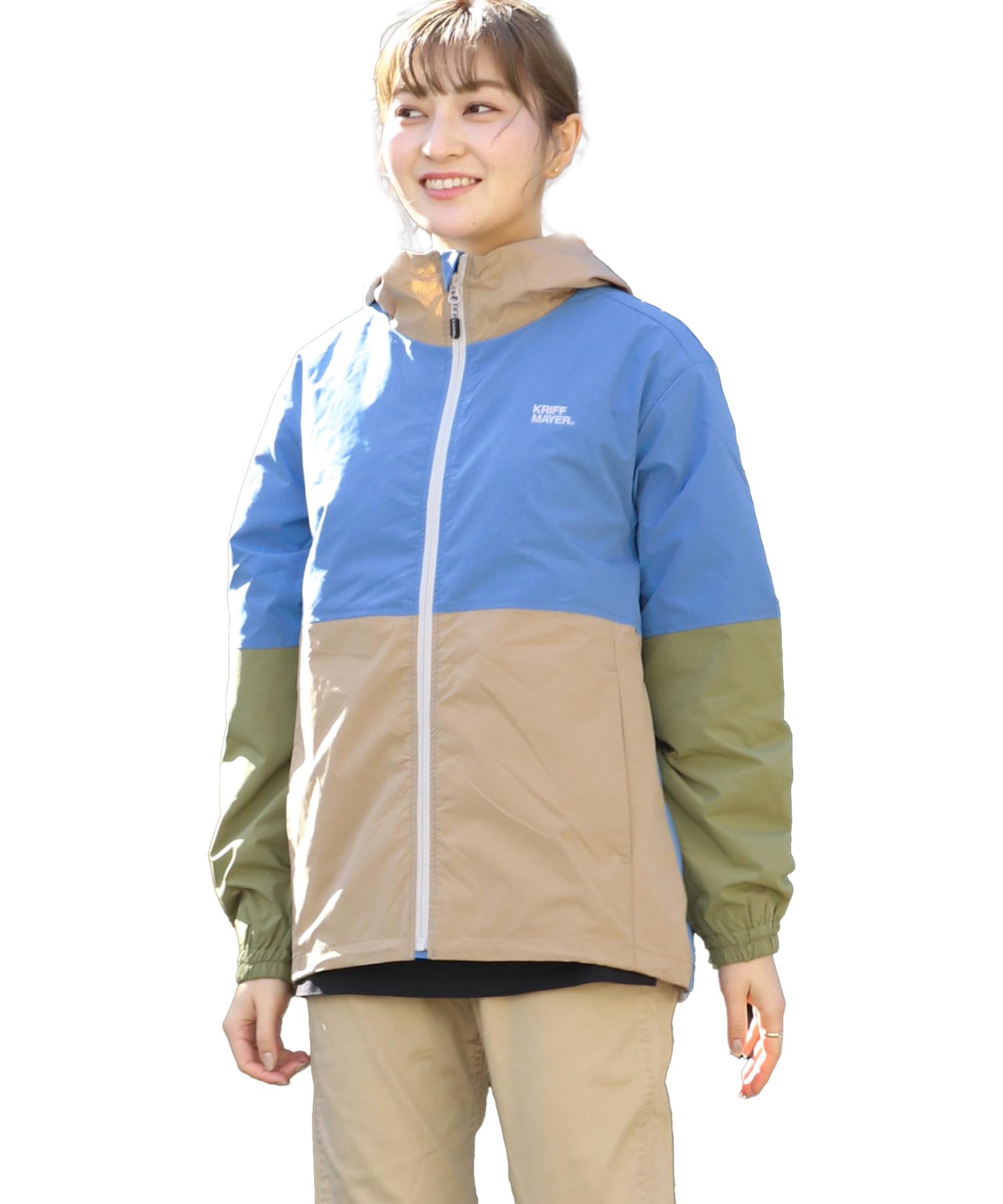 

Pollen Drop Active Hooded Jacket for Blue [Cliff Mayer] Women, Medium, синій