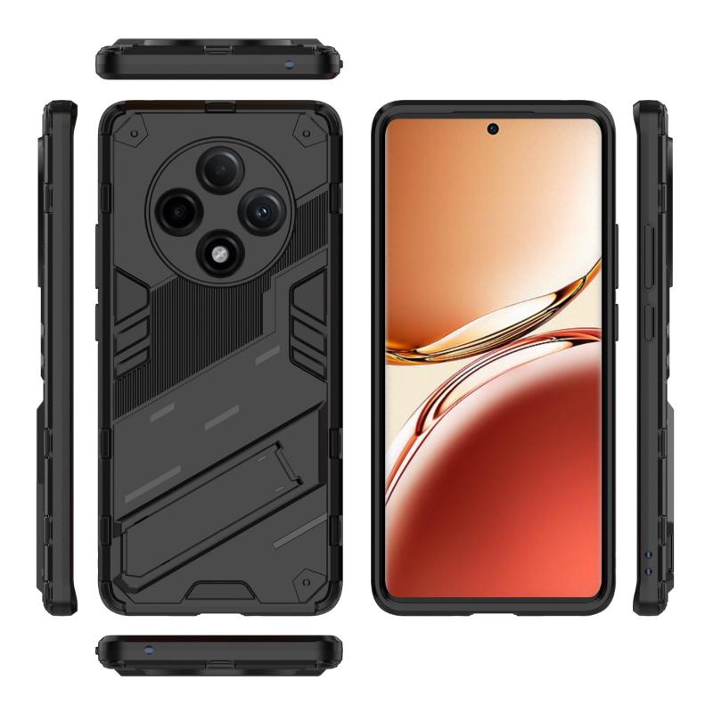 For OPPO F27 Pro Plus 5G Case Back Cover Shockproof Armor Case Anti-Fall Protect Kickstand Funda Coque Cases