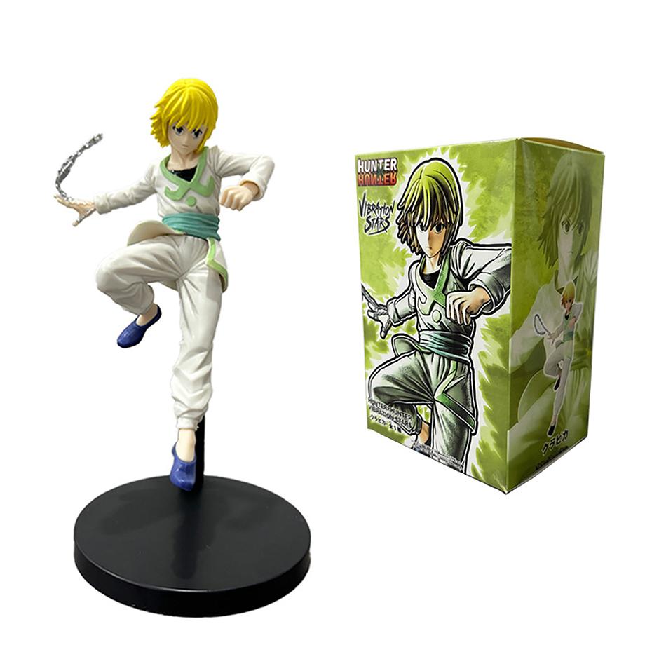 14-23cm Hunter x Hunter Chrollo Lucilfer Figura de Anime Trupe Fantasma Hisoka Figura de Ação Killua Zoldyck Kurapika Modelo Brinquedos