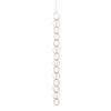 Rain Chain Ring Style Decorative Metal Gutter Rain Chain for Outdoor Garden Balconies Parks Round Ring
