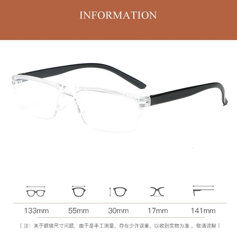 Portable Ultra Light Reading Glasses Degree +1+1.5+2+2.5+3+3.5+4 for Male Female Presbyopic Eyeglasses Small Square Eyewear