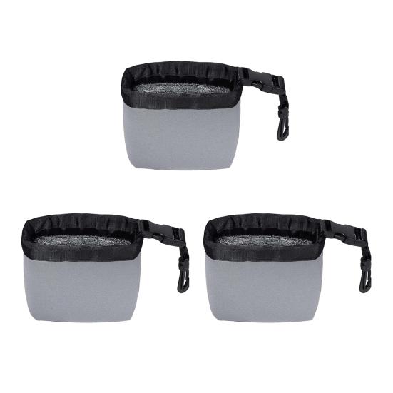 1/2/3Pcs Golf Detachable Clip Portable Dirt Grass Club Cleaning Bag with Removal Golf Ball Pouch Bag