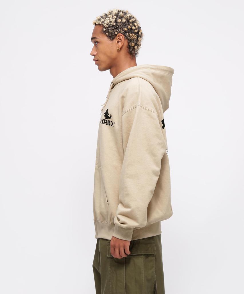 Avirex Bear Snowboard Hoodie Large 040 Beige (Web Exclusive) Men's 783-4231007
