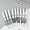White Waterproof Oil-Based Broad Tip Quick-Dry Marker for Tire Marking
