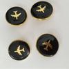 4 Pcs Alloy Buttons Uniform Buttons Dress Buttons Jackets Pants Buttons Sewing Buttons Craft Buttons for Uniforms