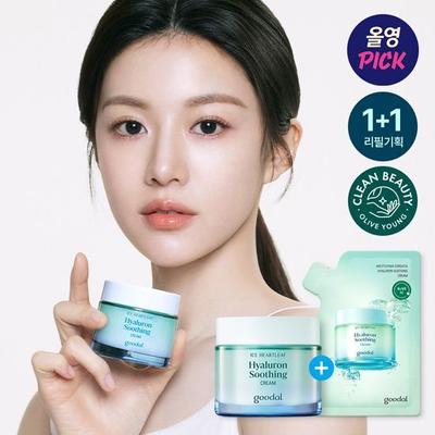 Houttuynia Cordata Hyaluronic Soothing Cream 75ml Refill Plan (+75ml Refill)