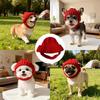 Windproof Pet Knitted Hat Playful Dog Design Winter Dog Cap Simple Warm Dog Beanie  Cold Weather