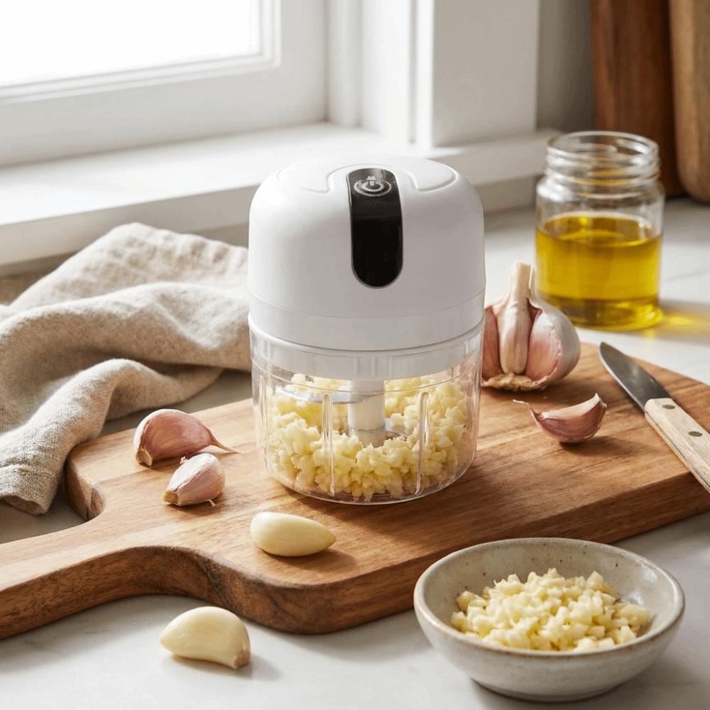 Multi-functional Vegetable Chopper Mini Electric Grinder Kitchen Tools Garlic Masher Home Cooking