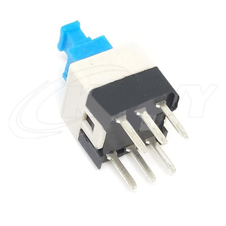 Multi-Spec Self-Locking Switch: Single/Double Row, 3/6 Pins, Sizes 5.8*5.8, 7*7, 8*8, 8.5*8.5MM