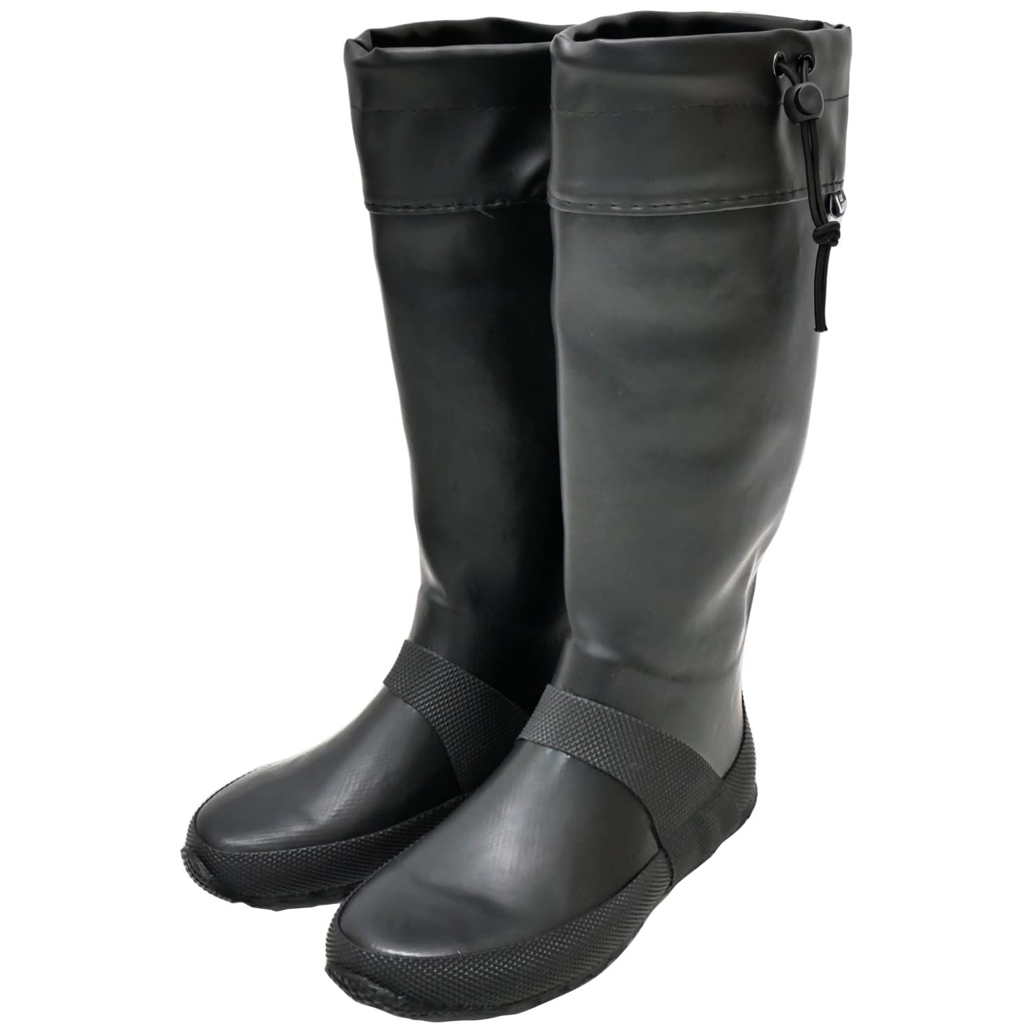 

Rain Boots for Men and for Rain Camping [Radweather] Women, Foldable, Stylish, Lightweight, Rain, Snow, Typhoons, Fishing, Boots, Mountaineering, чорний