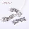 18K Gold Plated Inlaid Zircon Closure Fasteners Lock Clasps Accessories,Handmade Decorative Connector Pearls Clasps Supplies
