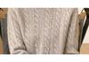 Women's 100% Cashmere Ribbed Sweater - Thick, Loose, Solid Color Pullover for Autumn and Winter