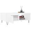  Coffee Table, White, 90x60x35 Cm, Wood-based Material