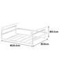 Yamazaki Storage Rack L White X D26 X Tower 7111 Under-Cabinet Approx. W30.5 H9.5cm
