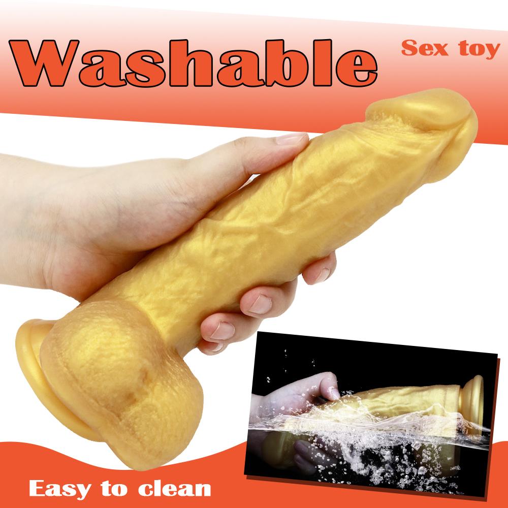 Oversized Dildo Realistic Huge Penis Giant Phallus Long Soft Silicone Suction Cup Anal Sex Toys for Women Vagina Masturbator