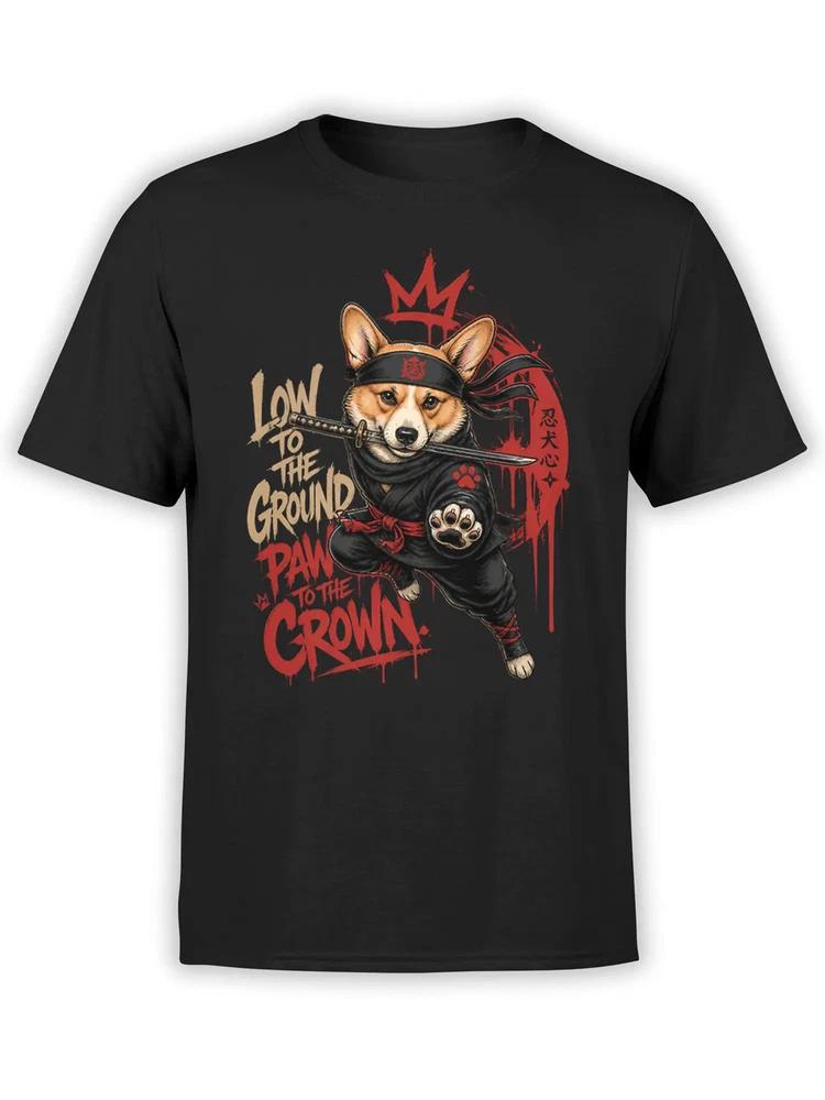 Ninja Crown Corgi TShirt Unisex S