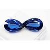 CERTIFIED 20.45 Ct Pair Natural Blue Sapphire Pear Loose Gemstone Earring Size A-1461