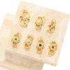 S925 Sterling Silver Zirconia S-Shape & Figure-8 Clasp Link Extension Bracelet DIY Accessories P26