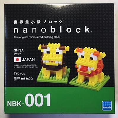 Nanoblok SHISA 220 sztuk Kawada Co., Ltd.