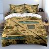 Camping and fishing elements. Bedding sets Duvet cover sets Duvet covers Pillowcases(1 * Duvet Cover 2 * Pillowcases without duvet insert)