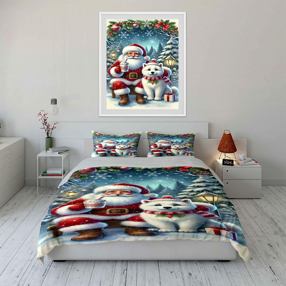 Frosty festive wonderland Bedding sets Duvet cover sets Duvet covers Pillowcases(1*Duvet Cover 2*Pillowcases without duvet insert)