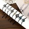 Glow In the Dark Butterfly Sun Moon Rope Bracelets for Women Couples Matching Bracelet Friendship Luminous Jewelry Adjustable