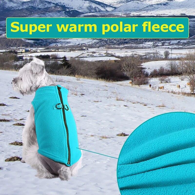 Warm Dog Vest Soft Fleece Clothes Puppy Clothing Bulldog Coat Pug Costume Poodle Chihuahua Jacket Outfits For Small Medium Dogs