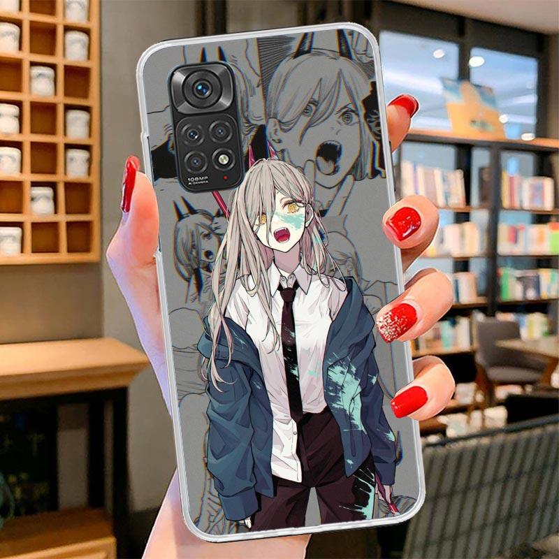 Kettensäge Makima Power Cover Handyhülle Für Xiaomi Redmi Note 15 14 13 12 11 10 Pro Plus 14S 12S 11S 11T 11E 10S Weiche Hüllen Schale