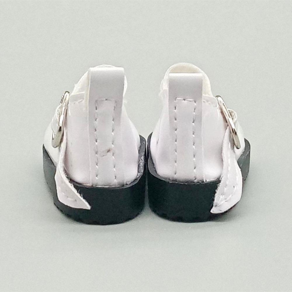 Flachbodige Spielzeugschuhe Leder Lederschuhe Mini Puppenschuhe 1/6 Point Puppe