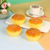 1Pcs Simulation Bread Squeeze Toys Stress Relief Realistic Food Fidget Toy Decompression Cake Cheese Bagel Bread Toy