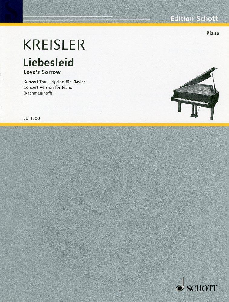 

Печаль для фортепиано соло Крейслер/Рахманинов Любовь/Шотт/Аранжировка