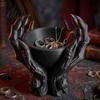 Stable Desk Accessory 3D Printed Gothic Demon Claw Trinket Dish, Devil Paw Decorative Jewelry Tray Storage Bowl, Key Holder Tray, Halloween
