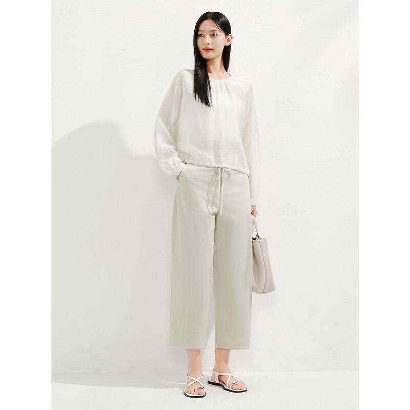 JUZI Anna Cor Women's Minimalist Tapered Cropped Pants