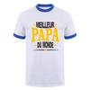 Best Dad In the World T-Shirt Short Sleeve Unisexs French Father Dad T-shirt Papa T-shirt Oz405