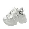 Fashion Summer kawaii Women Sneakers Mesh High Platform Trainers White Shoes Heels Wedges Sandals Breathable Woman Casual Summer Shoes