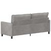 Sofa Light Grey 196 x 81 x 87.5 cm Velvet