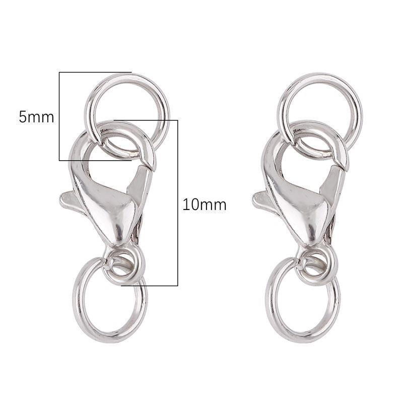 Handmade Alloy Lobster Clasp Pendant: DIY Keyring & Jewelry Accessory