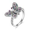 Size 6 -9 Inch Authentic 925 Silver Women Stackable Ring Girl 'S Luxury Wedding Finger Rings