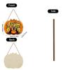 Halloween Pumpkin Wooden Hanging Decor for Home Door Wall
