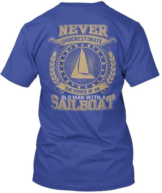 

Sailing Old Man TTshirt Made in the USA Size S to 5XL 2XL