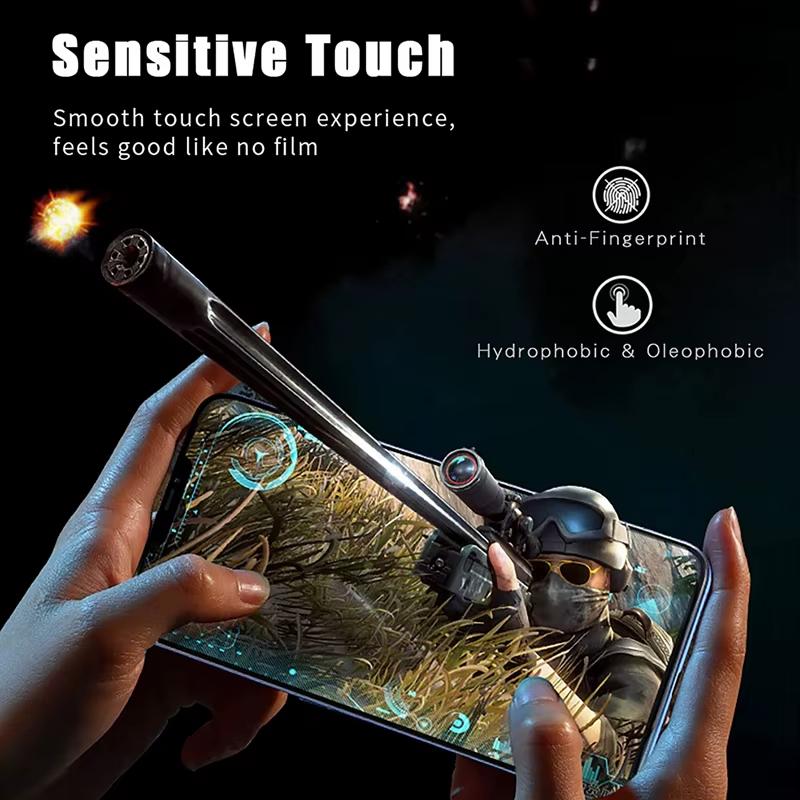 2Pcs Screen Protective Glass For iPhone 17 16 Pro Max 16e 15 14 13 12 Mini 11 Tempered Glass For iPhone X XR XS 6 7 8 Plus