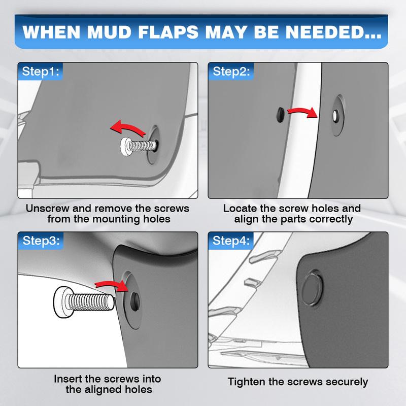 For BYD Shark 6 2024 2025 2026 Car Wheel Mud Flaps Splash Guards MudFlaps Front Rear Fender Mudguards Protector