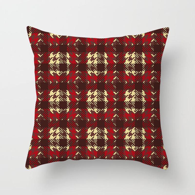 Car Cushion Cover Geometric Gold Print Sofa Square Pillow Cover Cushion Cover Home Furnishings