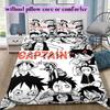 OnePiece Character Soft and Comfortable Duvet Cover, Children's Bedding Set Gift, Extra Large Size, Various Sizes Available