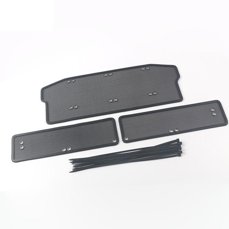 3PCS Grille Ect Screening Mesh Front Grille Water Tank Protective Net for Mitsubishi Outlander 2106 2017 2018