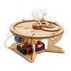 DIY Solar System Model Mechanical Set Astronomy Sun Earth Moon Planet STEM Experiment Wooden Puzzle Science Education Toy