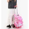School Trolley Tas Schooltassen Roller Studenten Rugzak 6 Wielen (34*20*47CM)ZRY5193