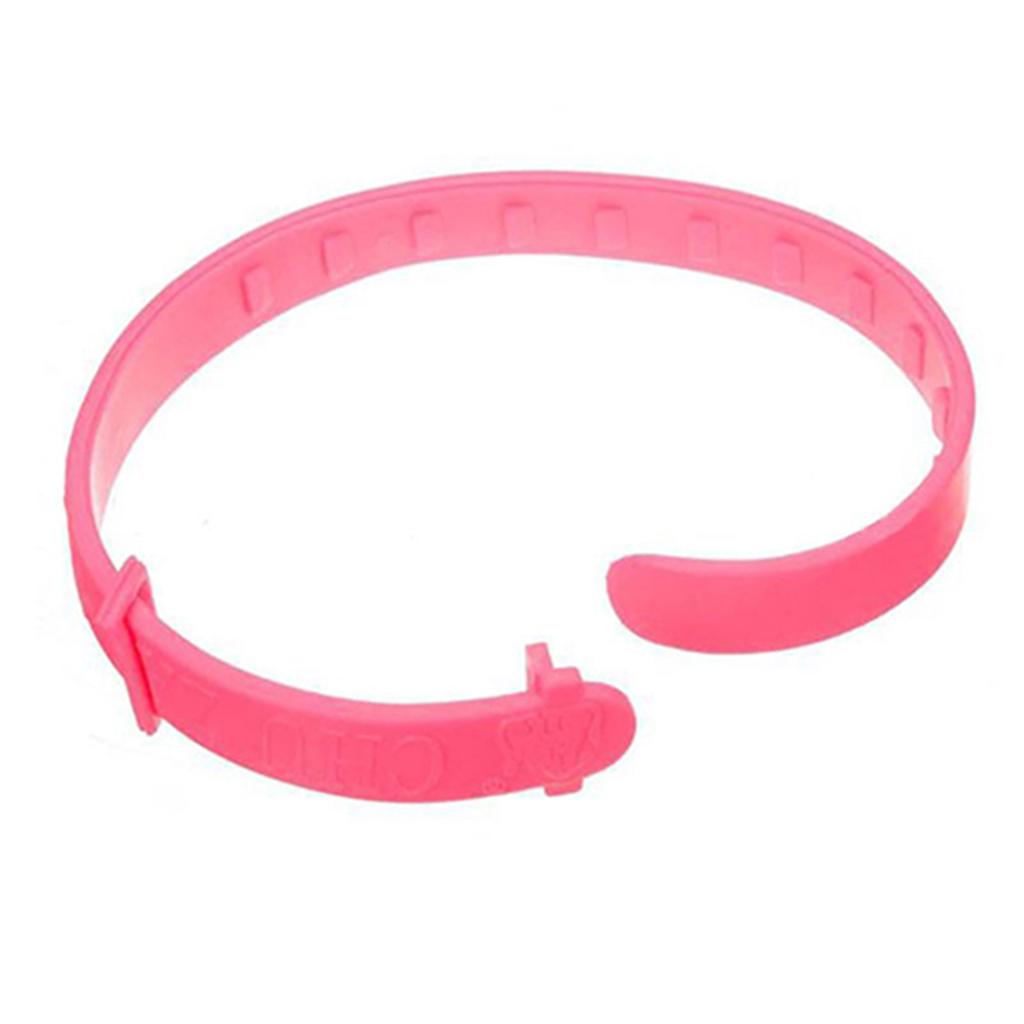 Soft Silicone Pink Pet Cat Flea Collar Reject Tick Mite Louse Collar For Cats