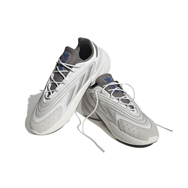 adidas Ozelia Unisex Crystal White Silver Metallic Grey One Lifestyle Sneakers H03546