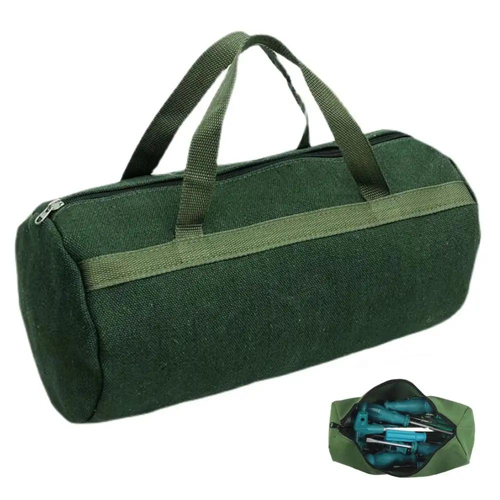 Thick Canvas Tool Storage Bag Handbag Large capacity Hardware Tool Organizer Hand Tool Portable Auto Repair Tool Kit